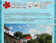 Tablet Screenshot of hibiscusbeachhouse.com
